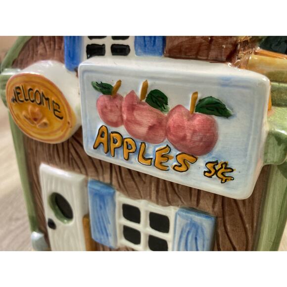 Vintage‎ General Store Ceramic Cookie Jar Stamped CKPO Spring Holiday - Picture 6 of 14